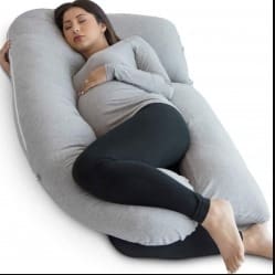 U-shape Full Body Pregnancy Pillow Plus Detachable Extension