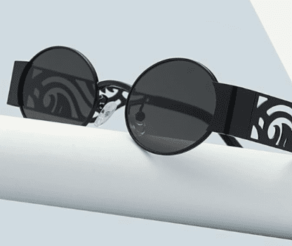 GAOXIN Metal Punk Hip-hop Street Sunglasses Men and Women Outdoor Vacation Beach Decoration