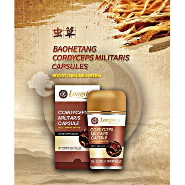Cordyceps Militaris Longrich Cordyceps Militaris Capsules/ Dietary Supplement Fine Energy And Immune Supporter 60 Capsules