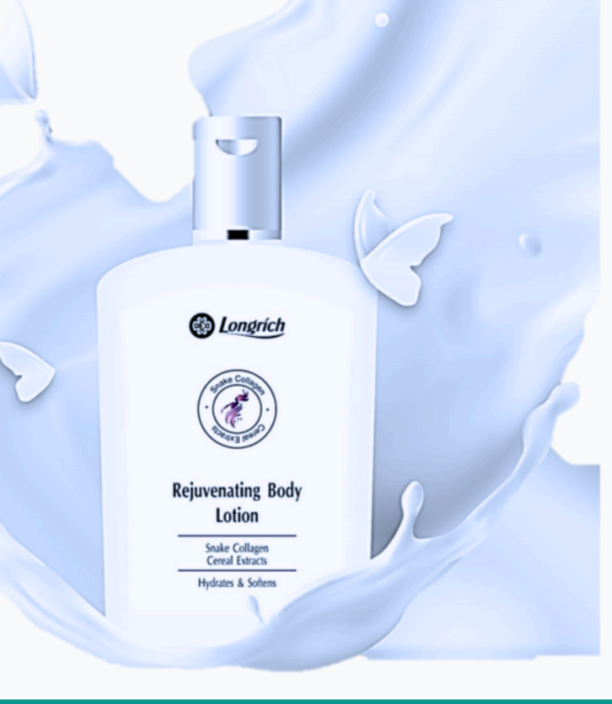 COLLAGEN & CEREAL REJUVENATING BODY LOTION .Softens the skin  .Diminishes the appearance of stretchmarks