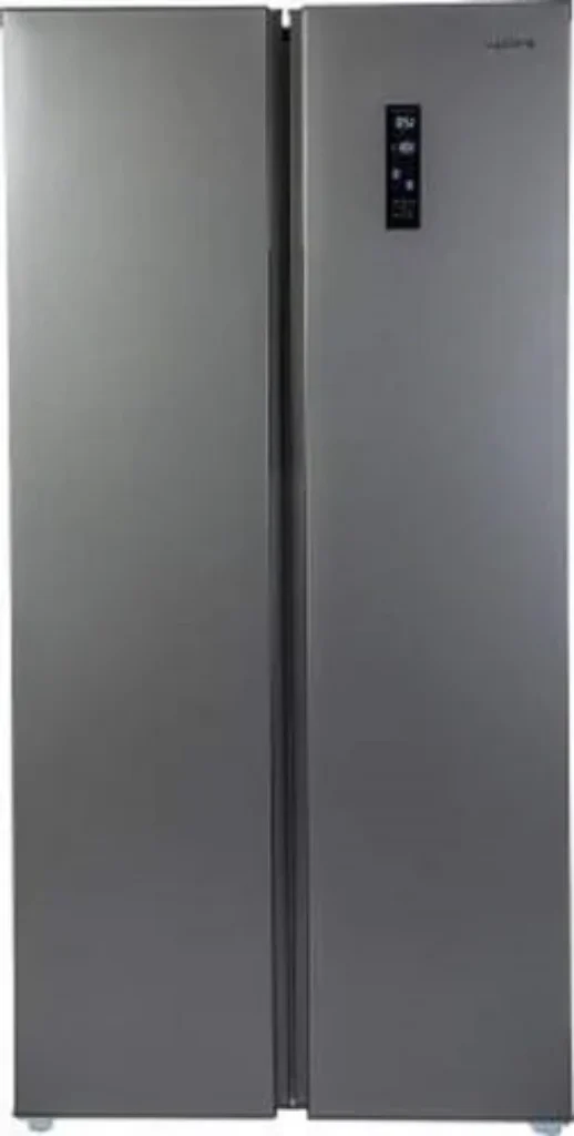 Gray Lifelong 460 L Frost Free Side Refrigerator, Double Door