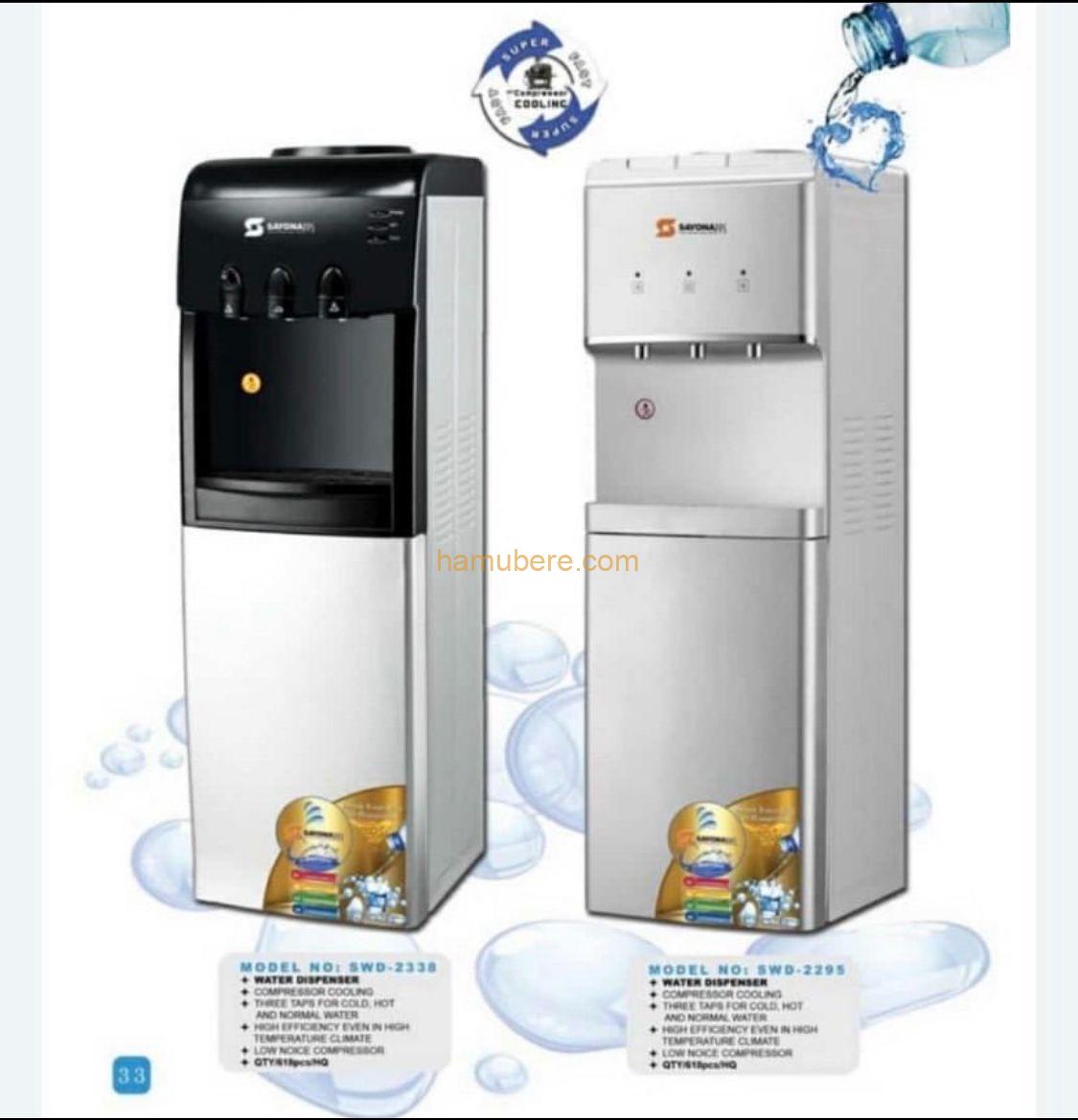 Electronic Cooling Heating Stand Type Water Dispenser Purifier Product Cooler With Cold Hot Ambient Water With Fridge