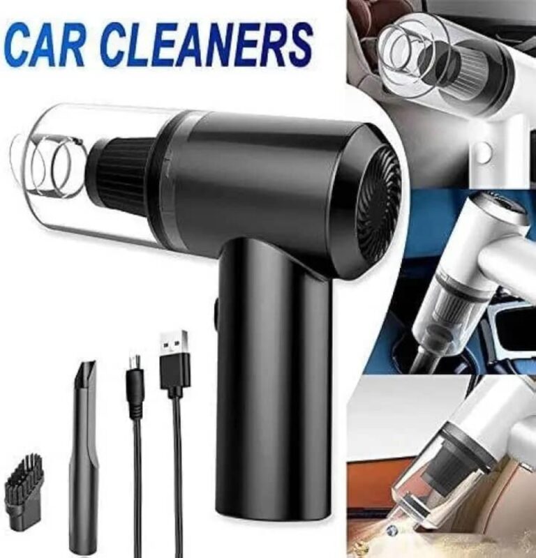 Portable Mini Car Vacuum Cleaner Dry and Wet Dual Purpose Hand Held Car Vacuum Cleaner For Car Interior and Home Cleaning