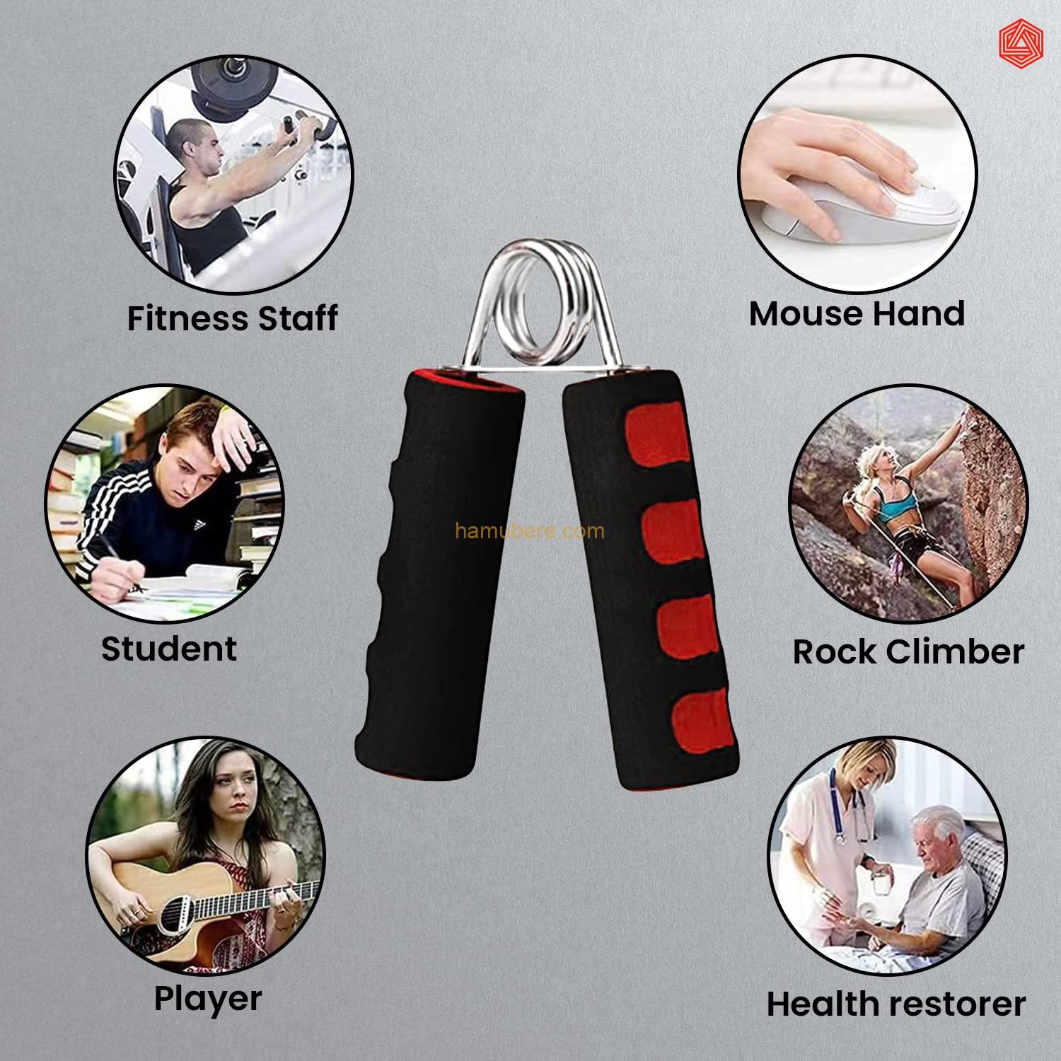 Hand Grip Strengthener with Foam Handle, Hand Gripper for Men & Women for Gym Workout Hand Exercise Equipment to Use in Home for Forearm Exercise, Finger Exercise Power Gripper