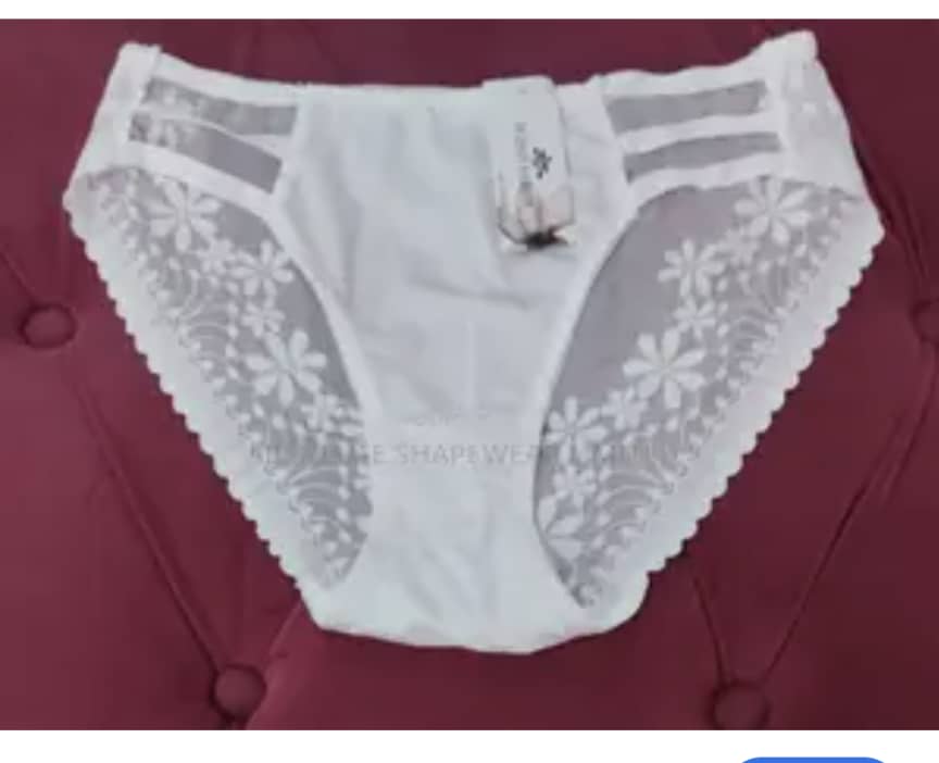 White Silk Lace Panty