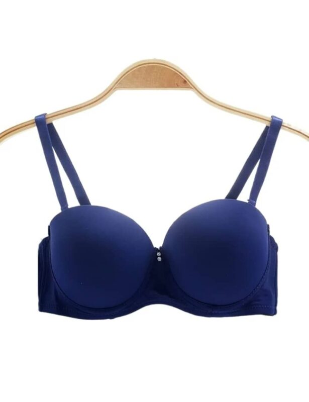 Sexy Deep U Cup Bras For Women Push Up Lingerie Seamless Bra Underwire Bralette Backless Plunge Intimates Female Underwear 1/2