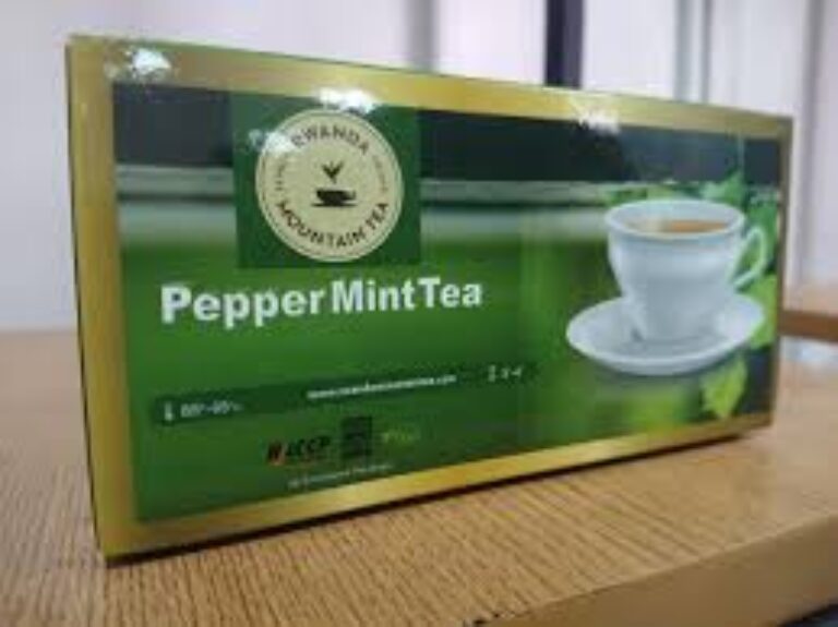 Rwanda Mountain Tea Pepper Mint Tea 25 enveloped Tea Bags