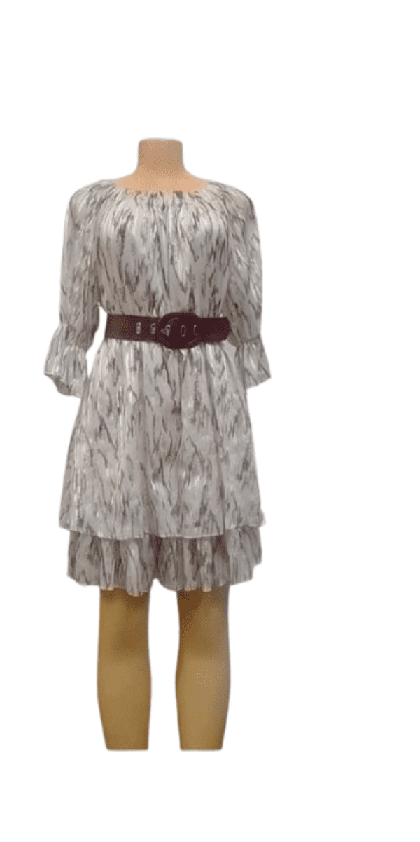 ELLEN TRACY Women’s Georgette Printed Shirt Dress