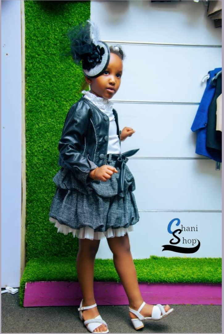 Made in turkey Full outfit skirt, t-shirt and coat plus shoes