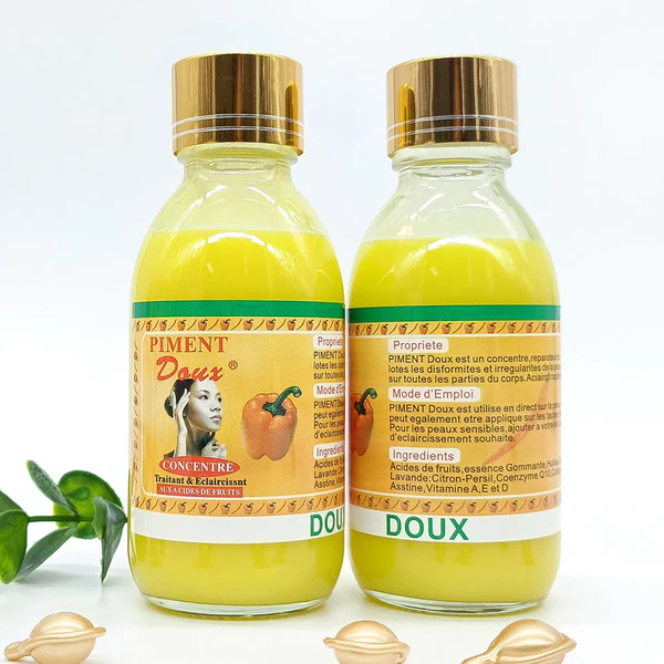 Piment doux concentrated serum Skin Type	Dry Product Benefits	Brightening Use for	Face Scent	Aloe Special Ingredients	vitam