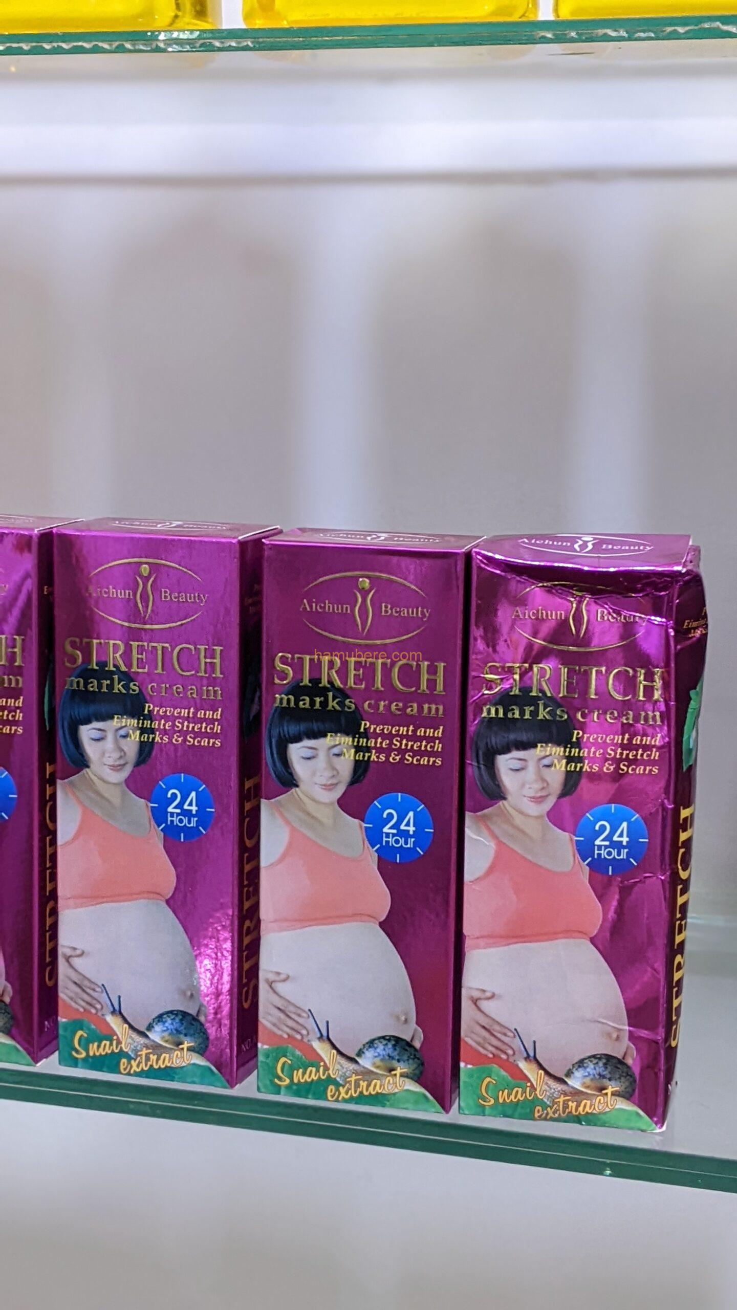 Stretch Marks Cream Anti-Stretch Marks Moisturizer Prenatal Postpartum Desalination Deposition Belly Pattern Moisturizing Body Cream, Fat Lines