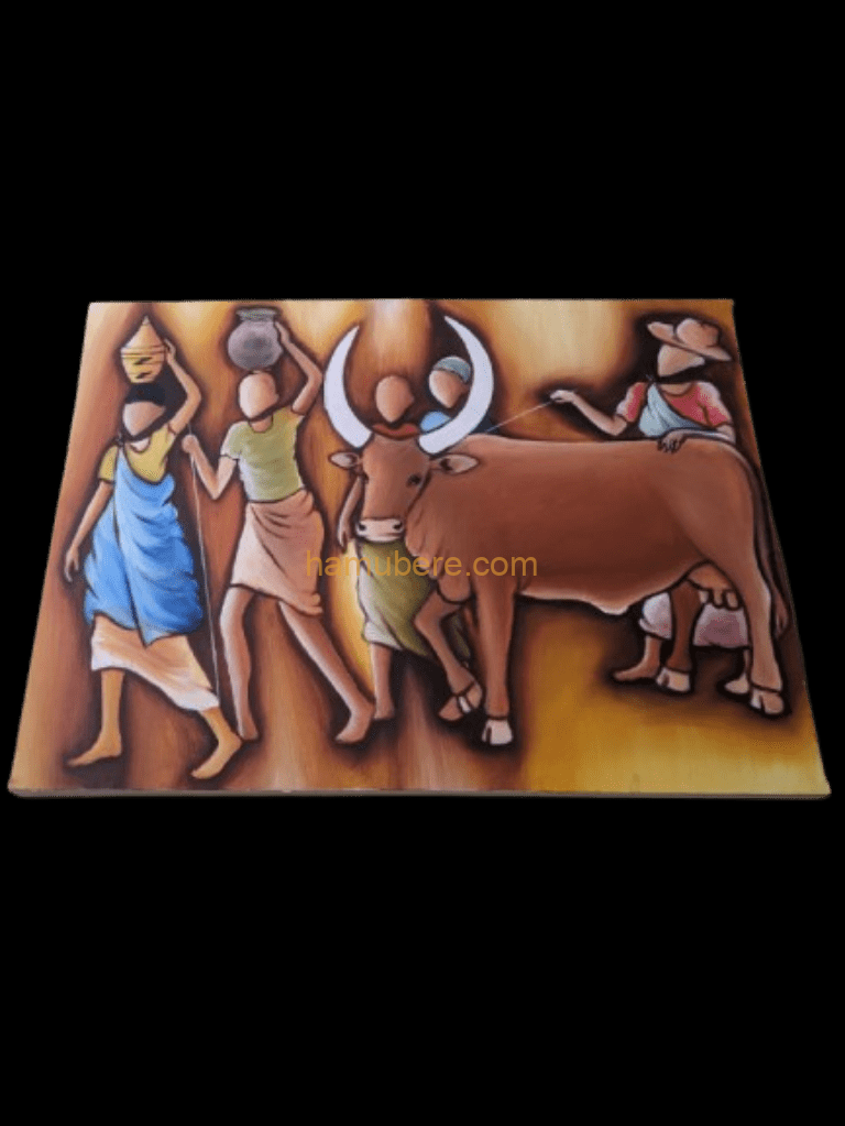 African Batik in Art Paintings