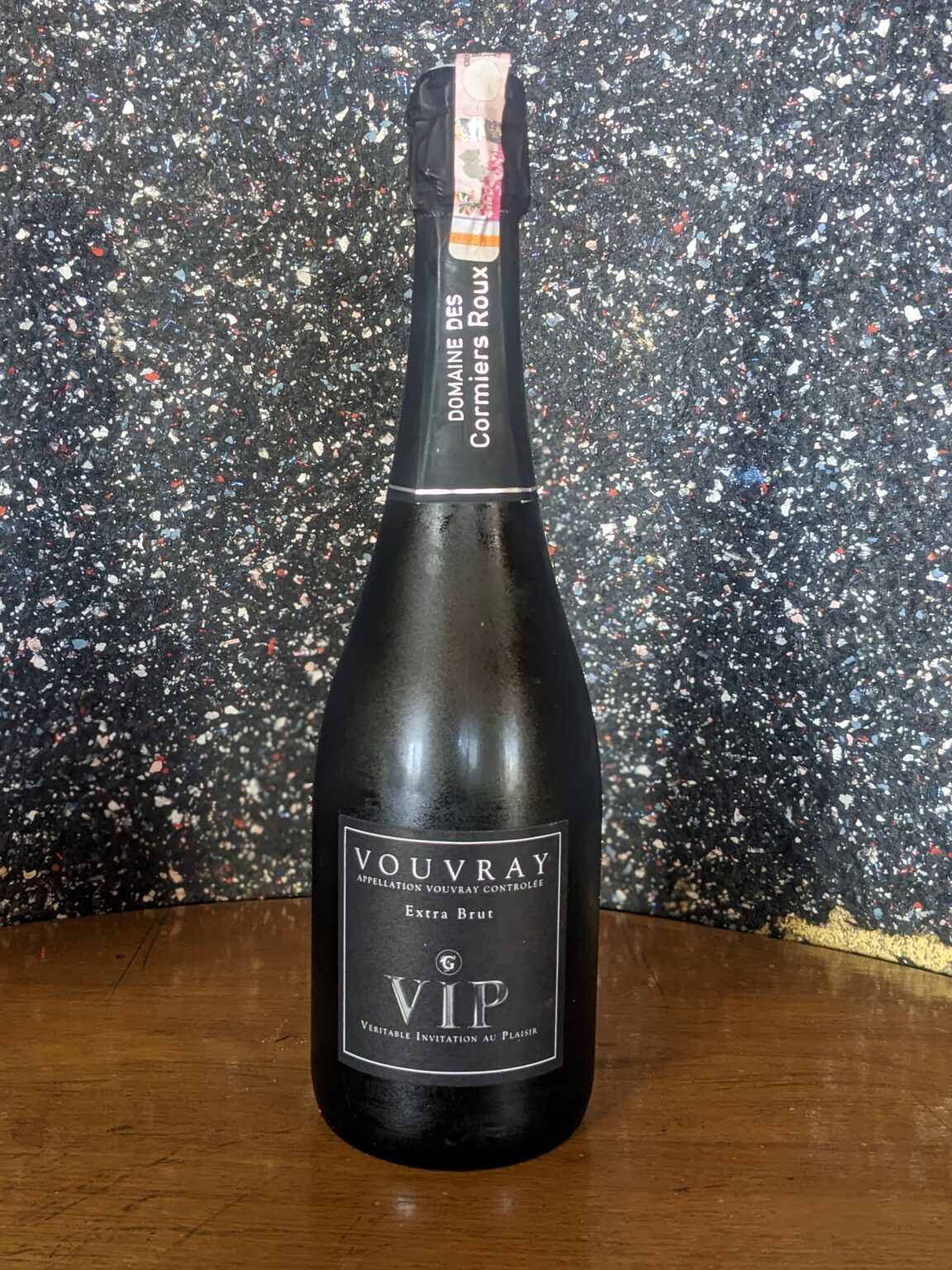 DOMAINE DES Cormiers Roux VOUVRAY APPELLATION VOUVRAY CONTROLES Extra Brut G VIP VERITABLE INVITATION AC PLA