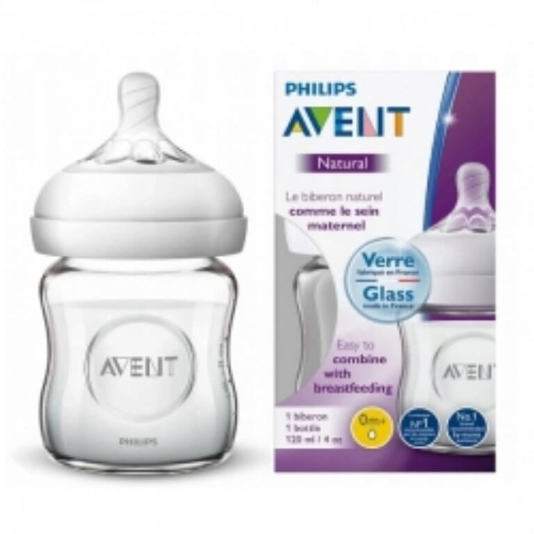 Philips Avent SCF051/17 Natural Glass Baby Bottle (0m+) 125ml