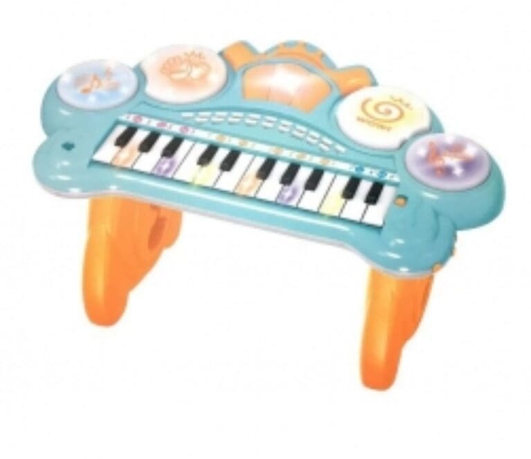 Baby Mini Musical Piano Keyboard with Lights & Teaching Function (18 Months and Above)