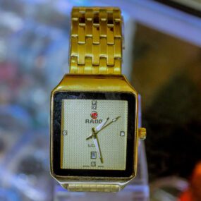 RADO Analog Black and Gold Watch For Men