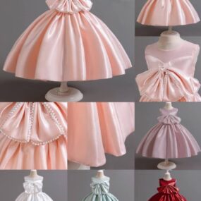 Azami girls party dress-Pink