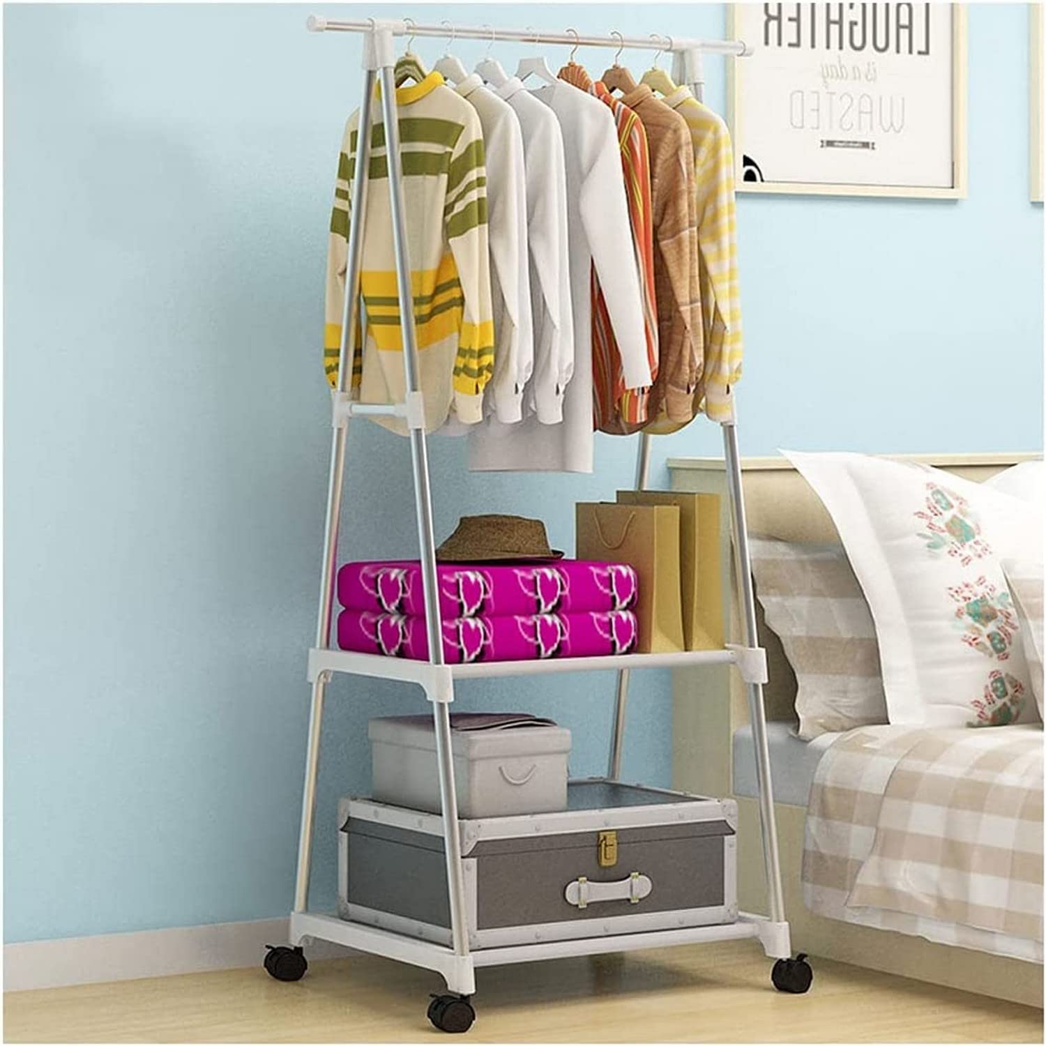 Rolling Clothes Rack