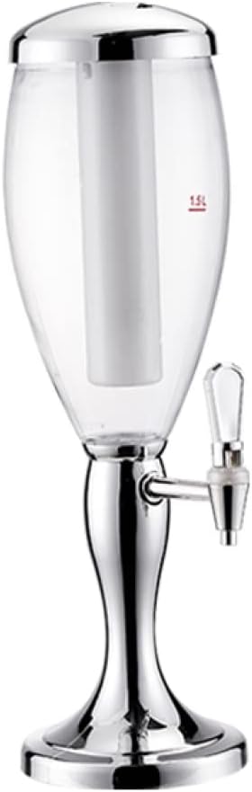 Silver Gold Beer Tower Dispenser