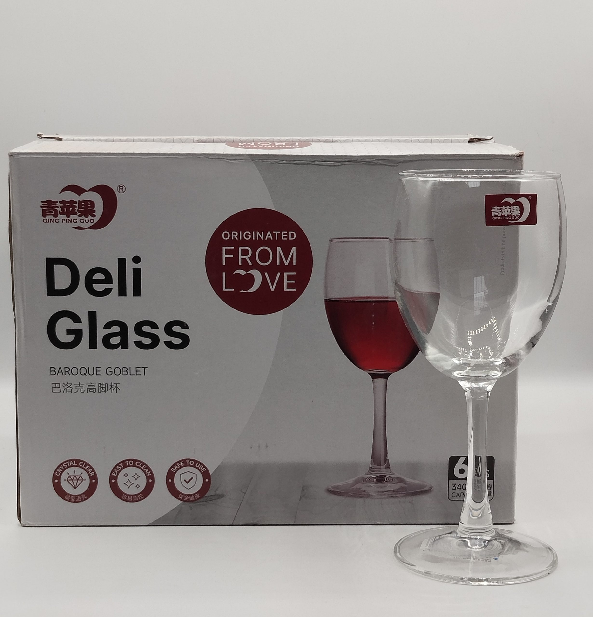 6pcs Set of Wine Glasses