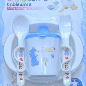 4-pieces children tableware baby feeding series